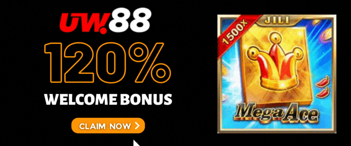 UW88 120% Deposit Bonus- Mega Ace