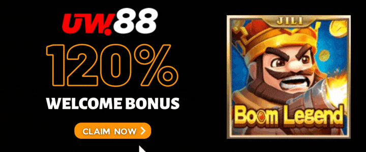 UW88 120% Deposit Bonus- Boom Legend