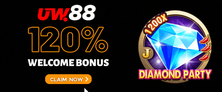 UW88 120% Deposit Bonus- Diamond Party