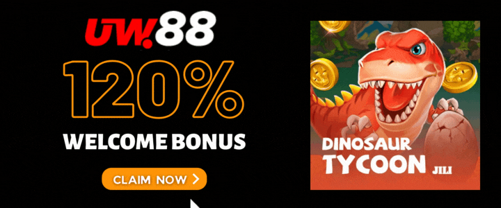 UW88 120% Deposit Bonus- Dinosaur Tycoon