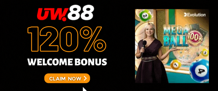 UW88 120% Deposit Bonus- Mega Ball