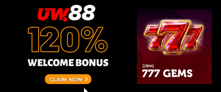 UW88 120% Deposit Bonus- 777 Gems